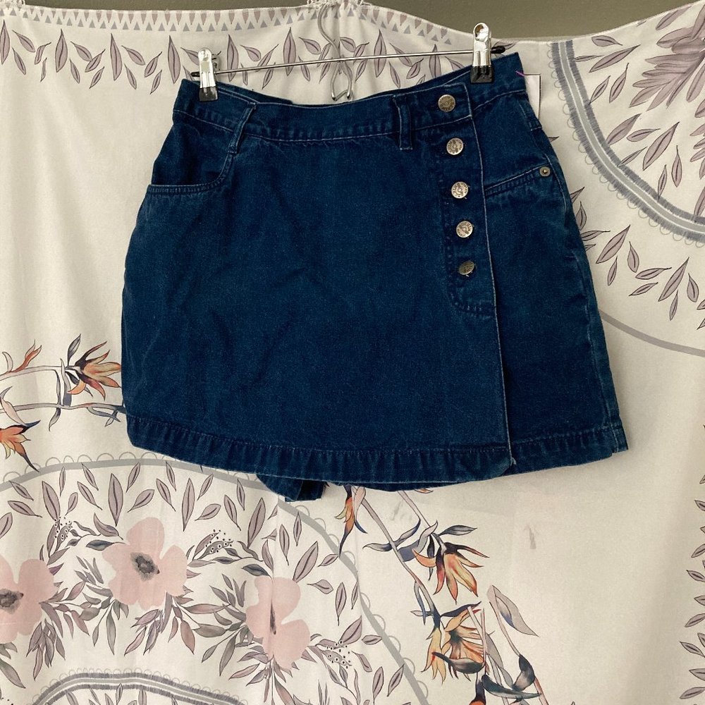 Denim Skort